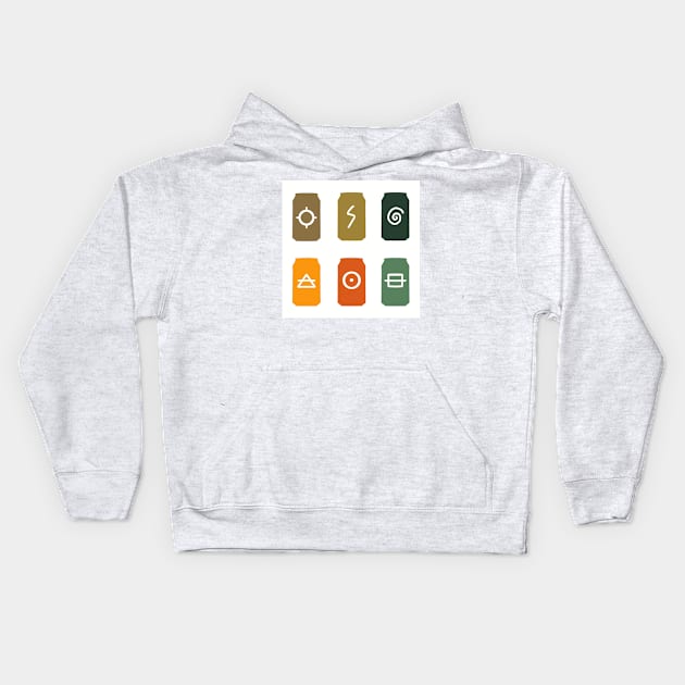 Craft beer cans - the sours Kids Hoodie by Nigh-designs